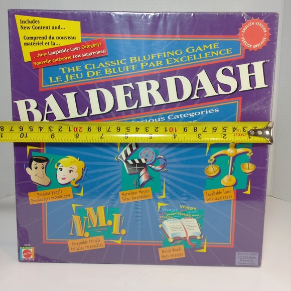 BALDERDASH 2003 New/Vintage. Rare Collectible Board Game. Mattel. Great Gift. - Picture 3 of 9